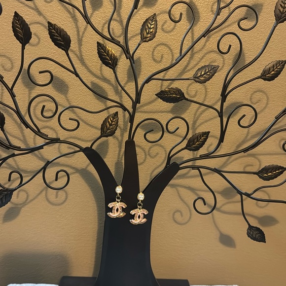 Jewelry - Pink Zipper Pull Charm Earrings With Stamp On Back